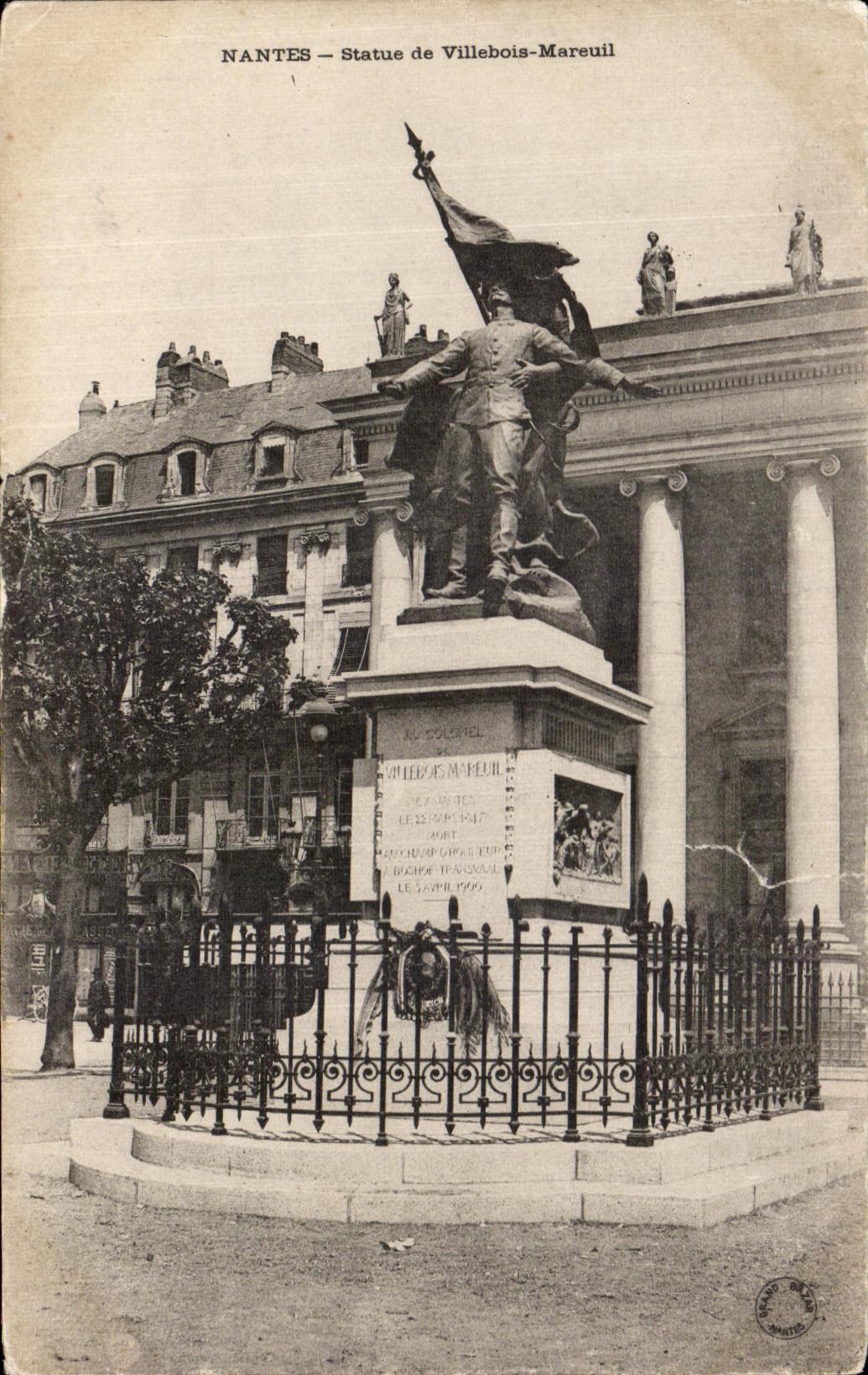 CPA Nantes Statue de Villebois Mareuil