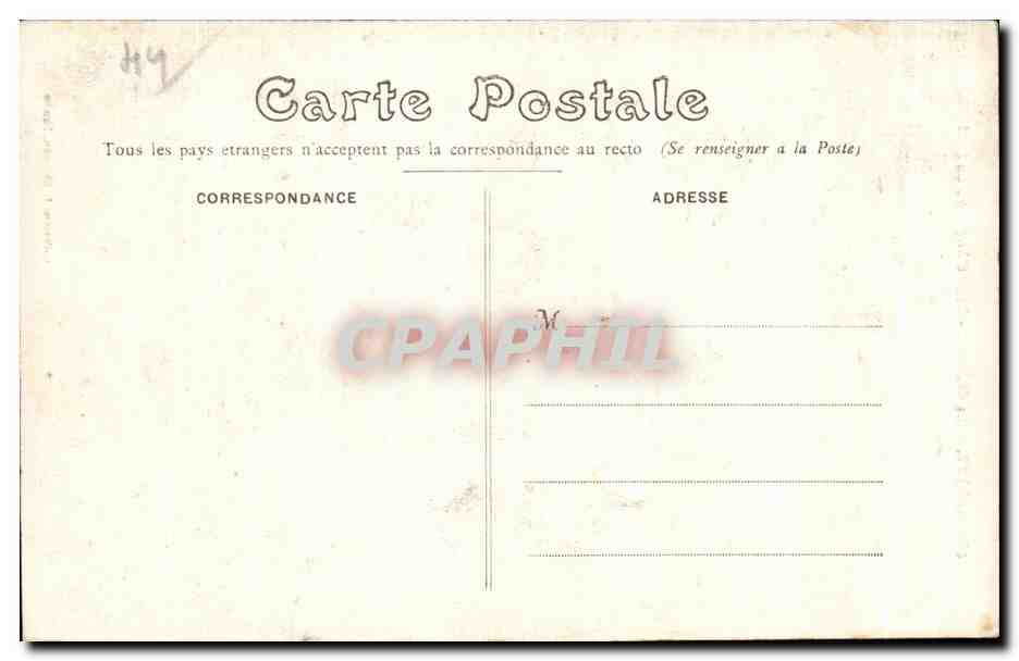 CPA Nantes Le Chateau Tour d Angle ou du Port — Verso