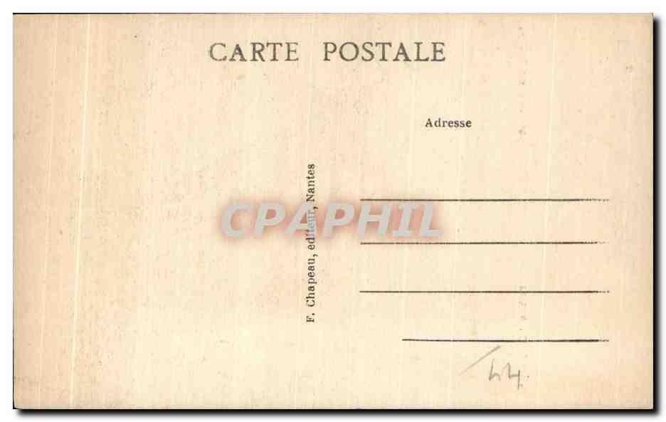 CPA Ancien Nantes Malson Du Guiny — Verso