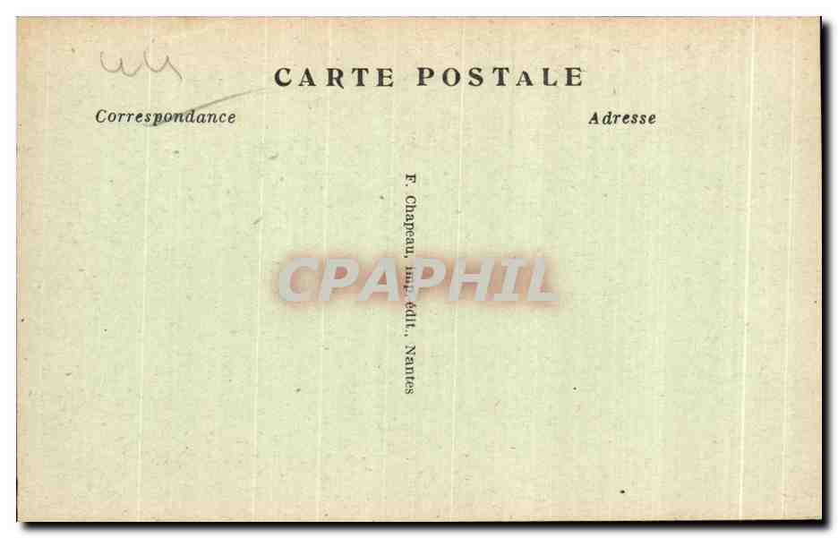 CPA Nantes Le Chateau les Grosses Tours Cote de l Entree — Verso