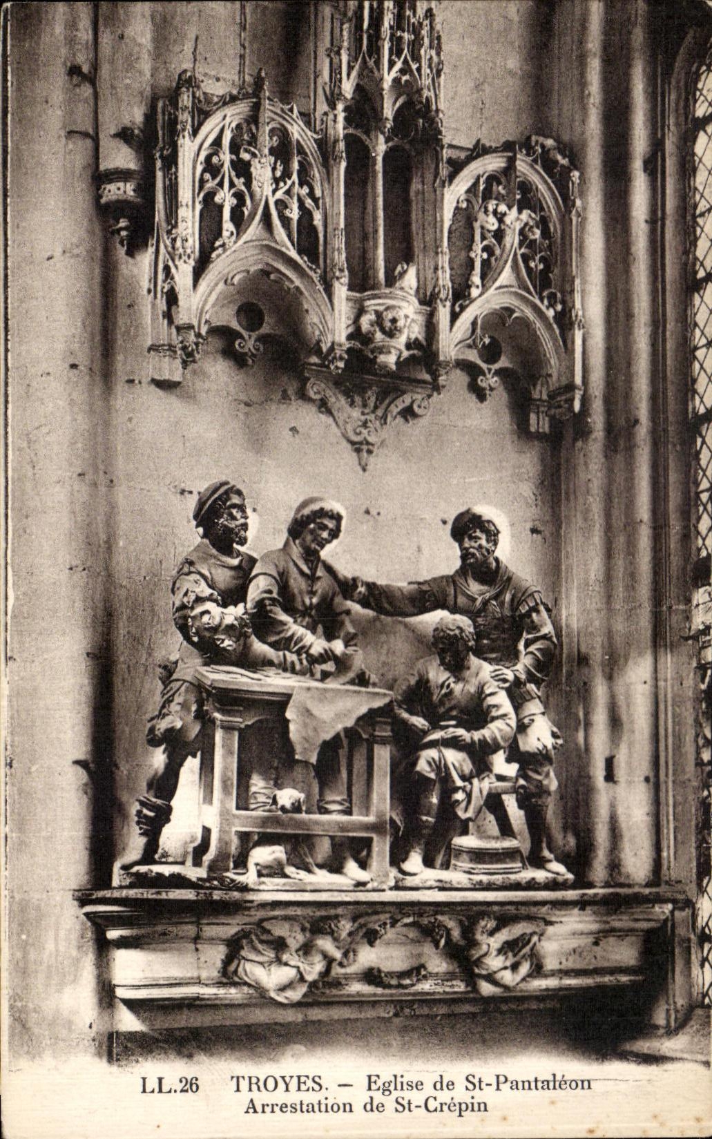 Troyes — Église de St-Pantaléon — Arrestation de St-Crépin