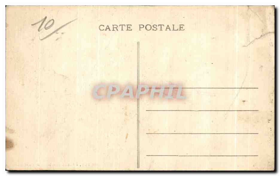 CPA Camp de Mailly Auto Mitrallleuse de Cavalerie Tank Canon  — Rückseite