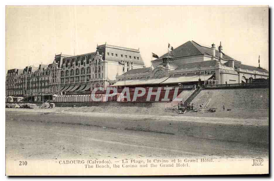 Cadourg (Calvados) — La Plage, le Casino et le Grand Hotel — JND Hot.