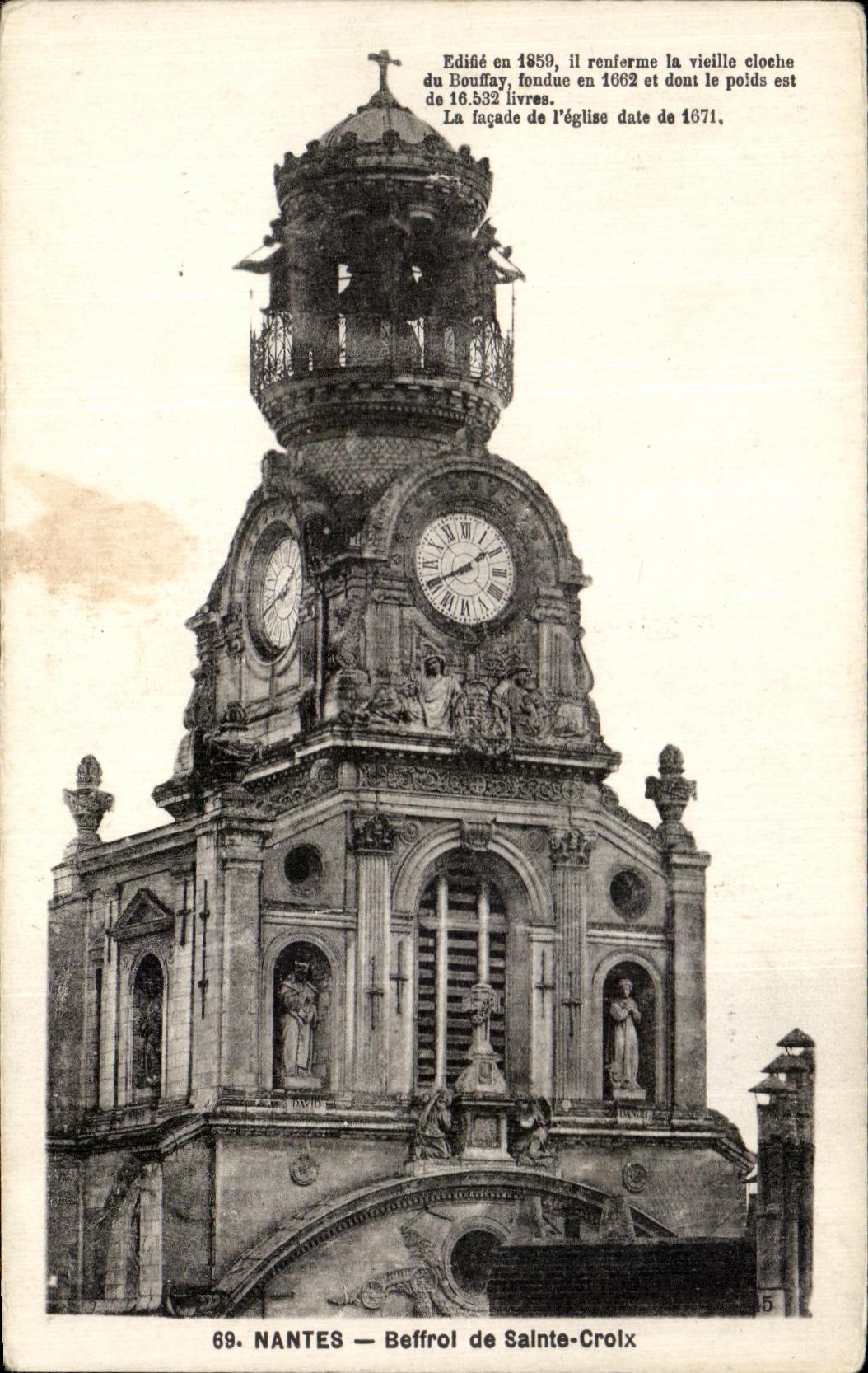 CPA Nantes Beffrol de Sainte Croix