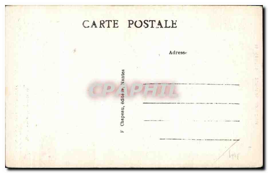 CPA Nantes Beffrol de Sainte Croix — Rückseite