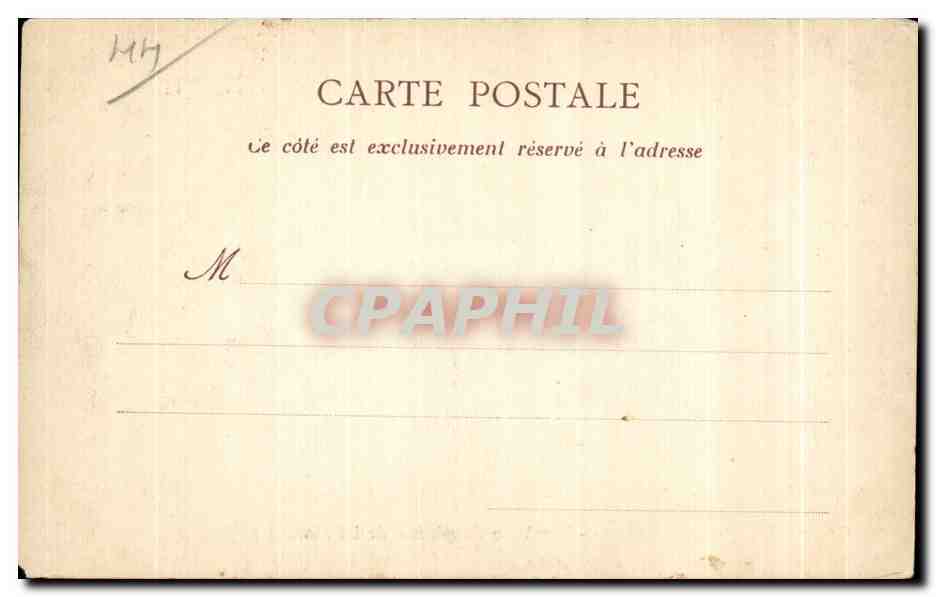 CPA Nantes Cathedrale Tombeau du General de La Moriciere — Verso
