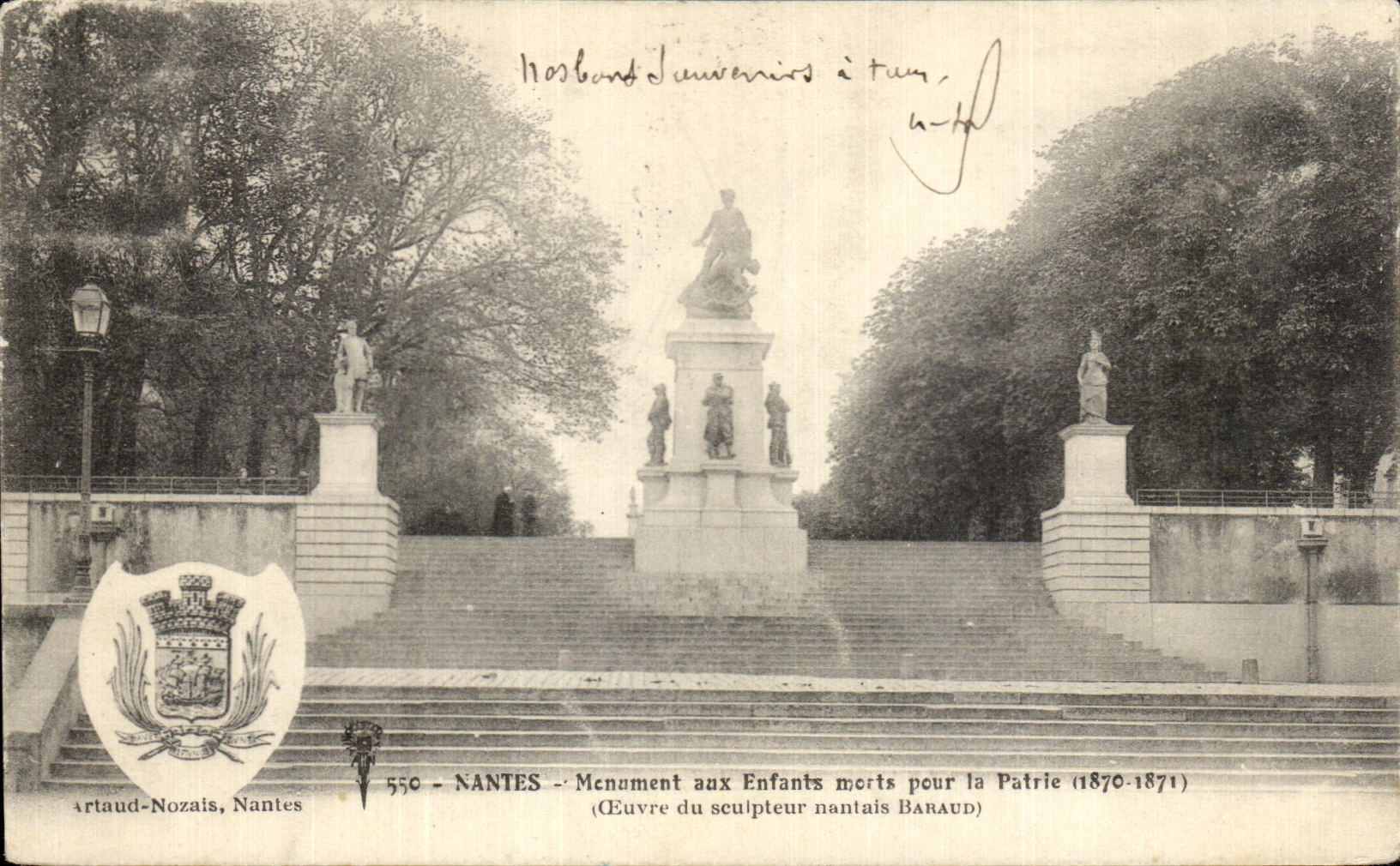 CPA Nantes Monument aux Enfants Morts Pour la Patrie