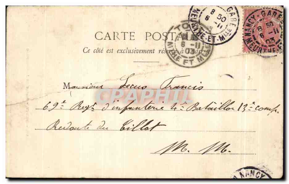CPA Nancy Statue de Jeanne d arc — Reverso