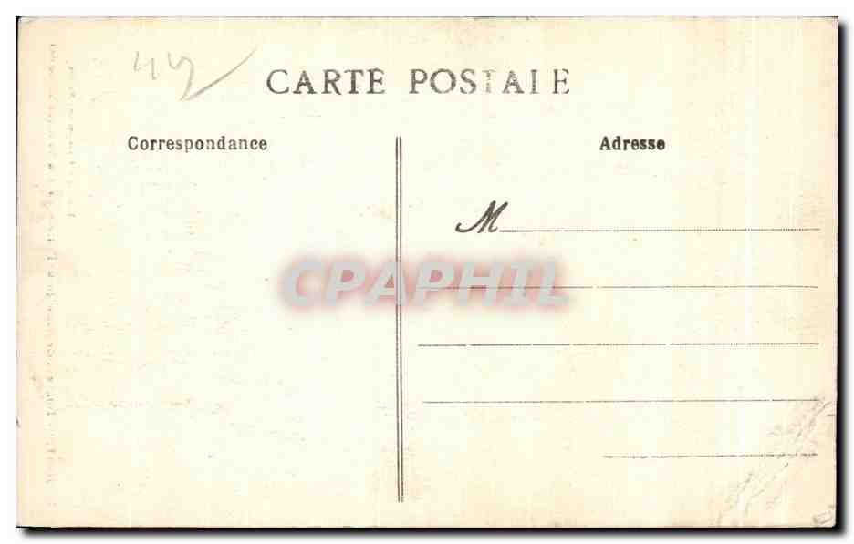 CPA Nantes Tombeau de Monseigneur Fournler dans la Basilique St Nicolas — Verso