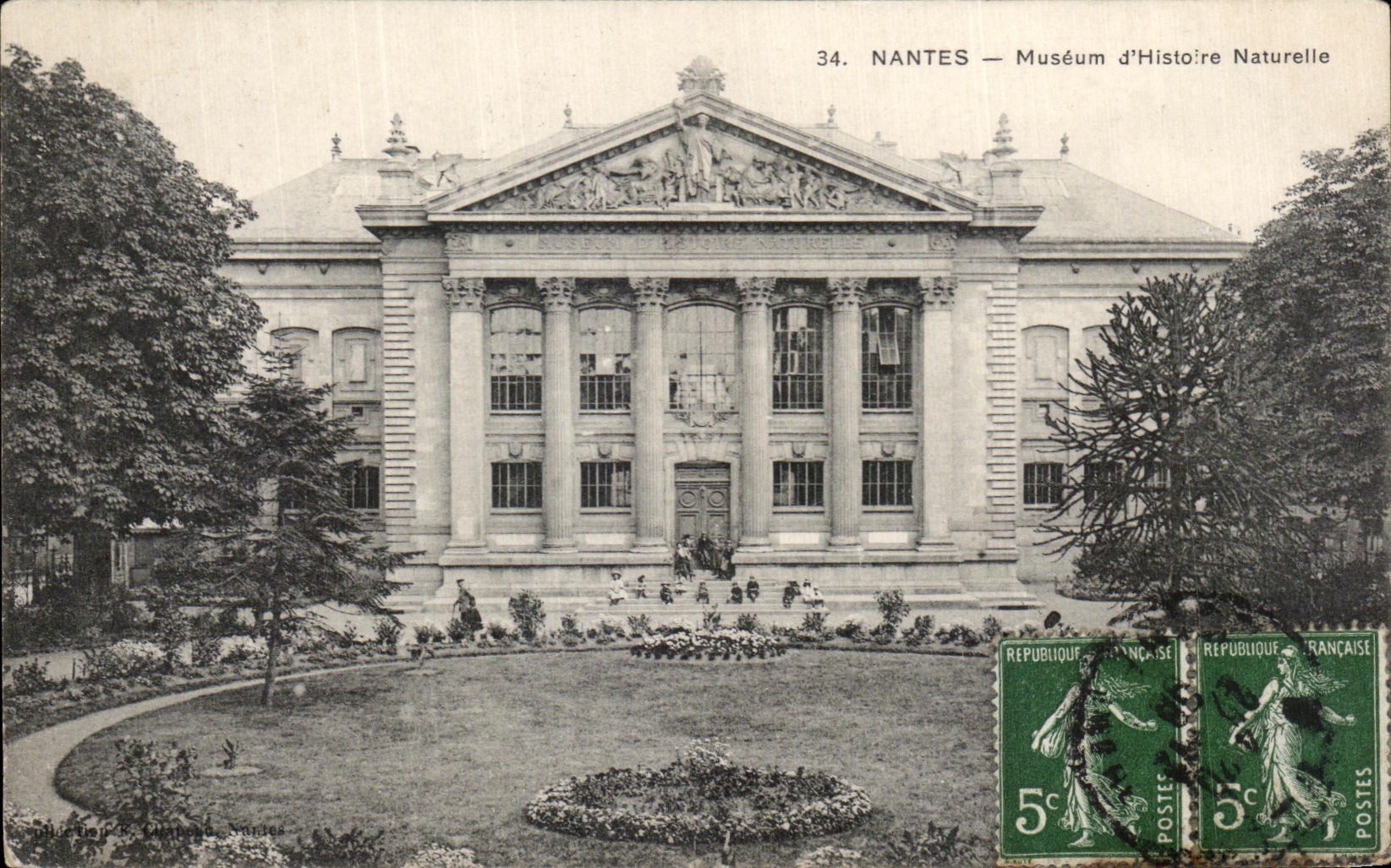 CPA Nantes Museum d Histore Naturelle