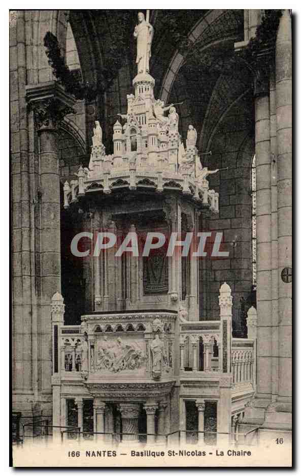 CPA Nantes Basillque St Nicolas La Chaire