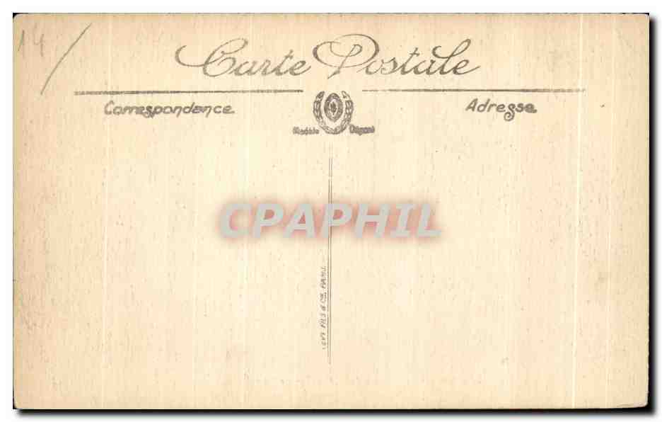 CPA Houlgate Panorama pris de la Propriete Foucher de Careil — Rückseite