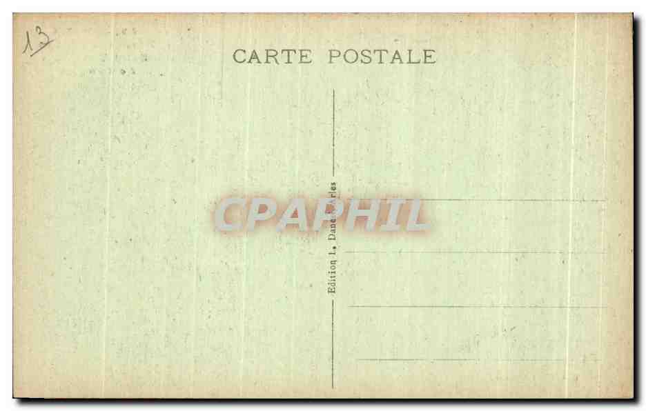 CPA Arles Portail de I Eglise Saint Trophime Saint Trophime Le Tympan — Verso