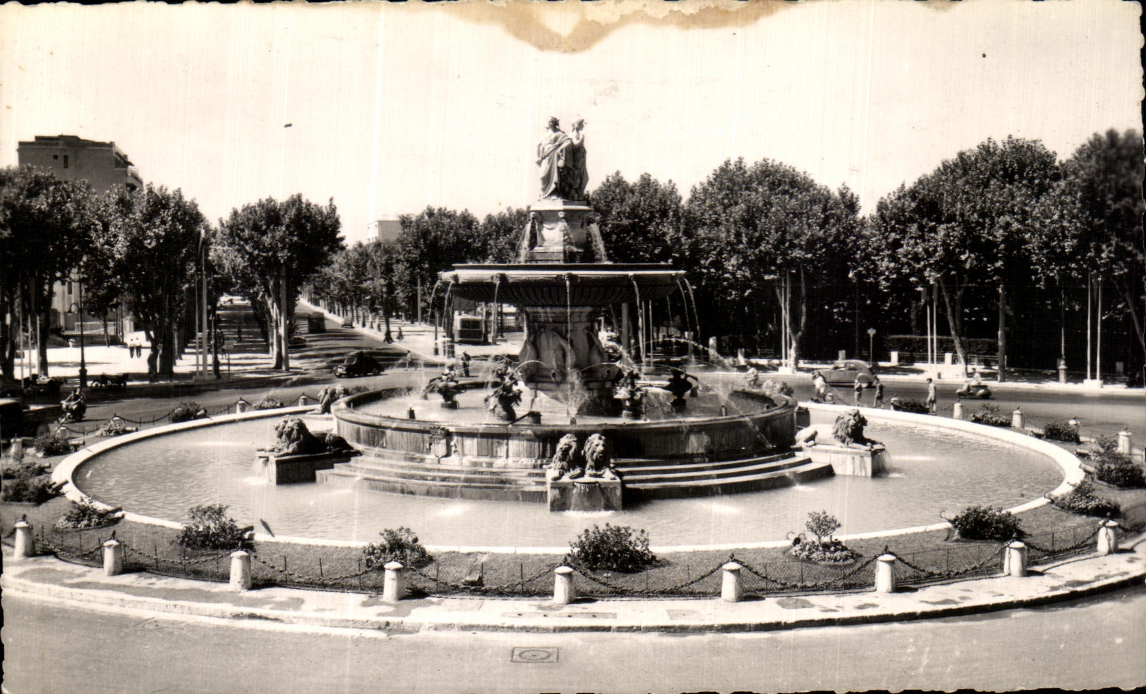 La Grande Fontaine — Aix-en-Provence — Édition de la Librairie Charrelle