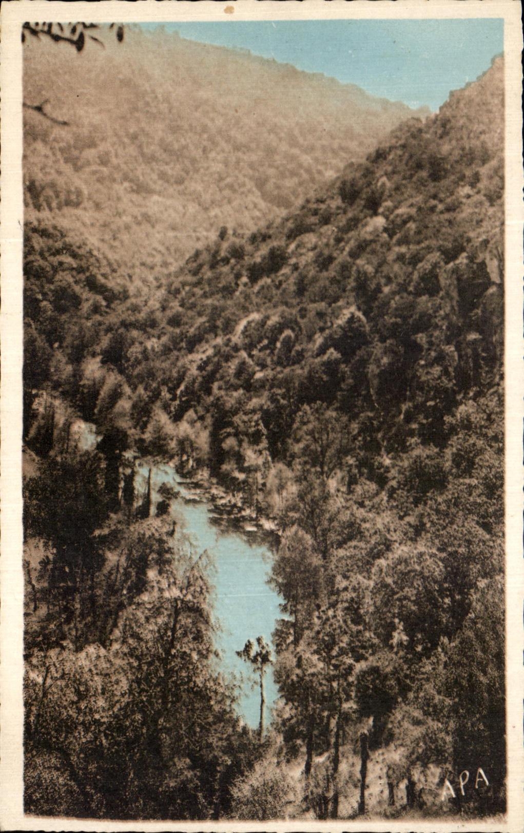 Les Gorges de l'Aveyron à Mirabel — Environs de Rignac — Édition A.P.A. - POUX