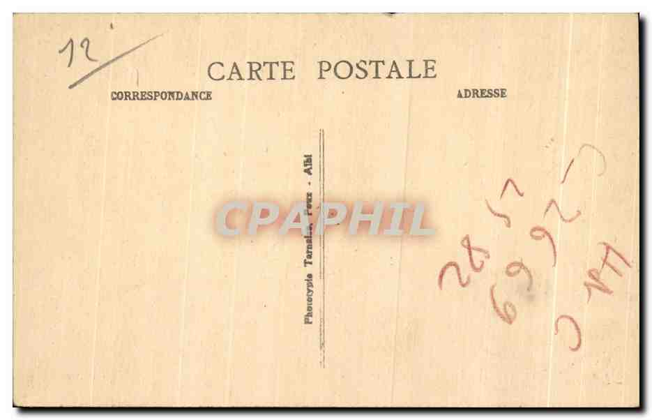 Villefranche-de-Rouergue et Gorges du Lot — Saut de la Mounie — L'Aveyron Illustré 5310 — Rückseite