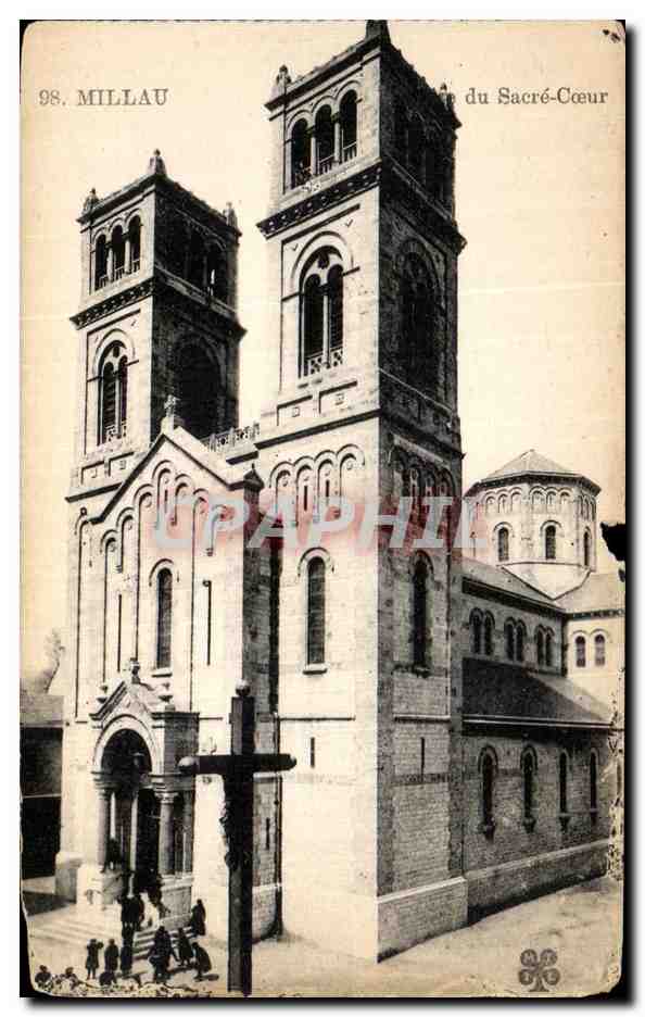 CPA Millau Eglise du Sacre Coeur
