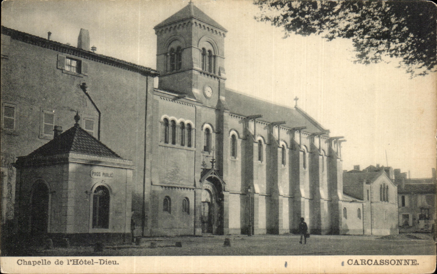 CPA Chapelle de I Hotel Dieu Carcassonne