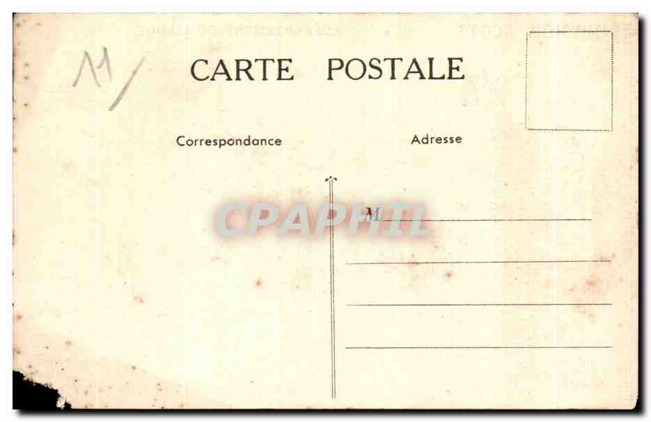 CPA Carcassonne Pecheur Aude — Verso