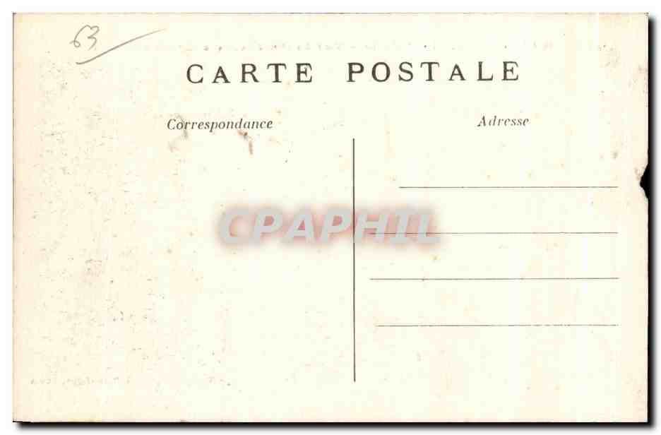 Royat-les-Bains (P.-de-D.) — Vue du Parc et les nouveaux Hôtels — Hironnelle, Paris — Verso