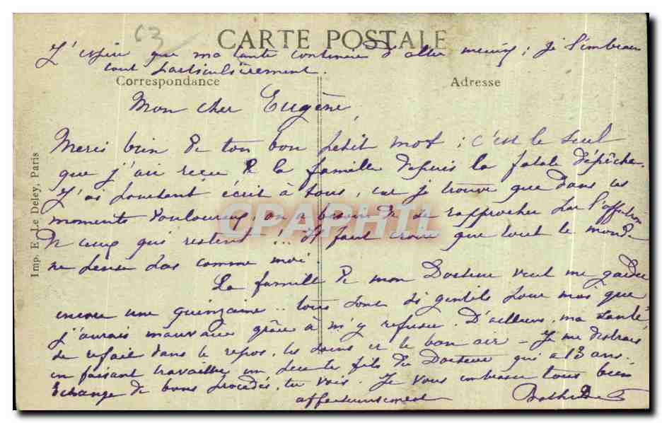 CPA L Auvergne Pittoresque Chatelguyon Entree des Sources Germains et Deval — Rückseite