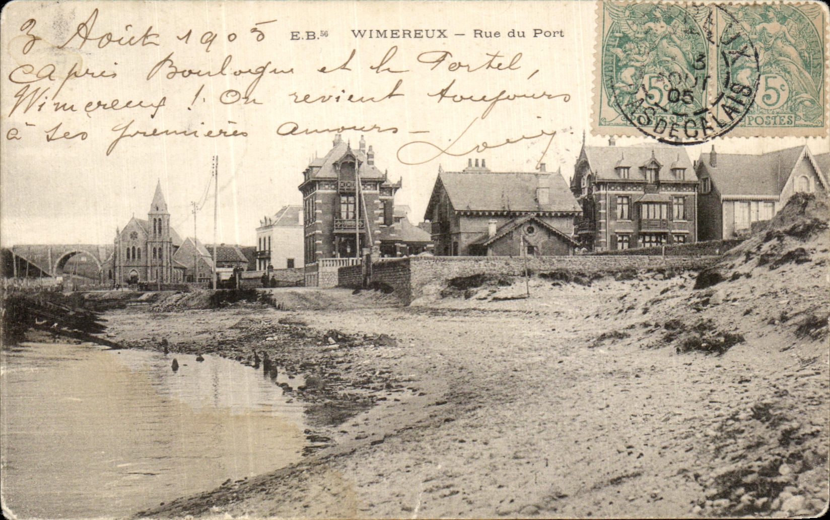 CPA Wimereux Rue du Port
