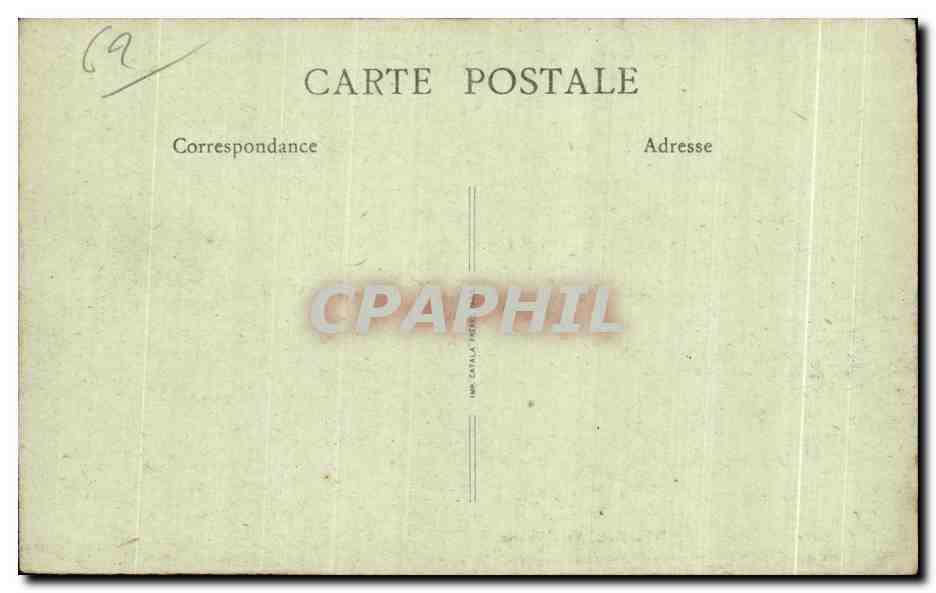 CPA Lens apres la guerre Rue Carnot Militaria — Rückseite