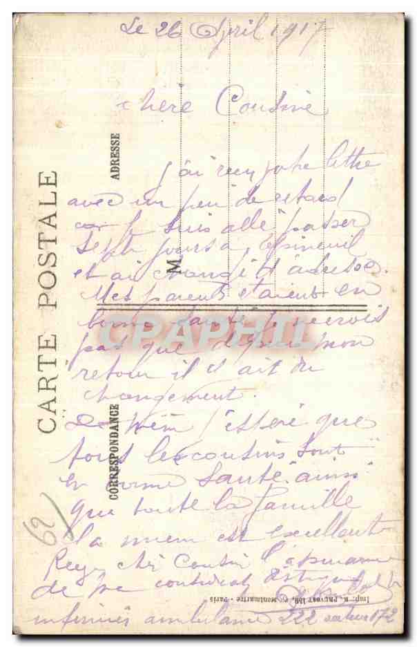 CPA Neuve Chapelle Les ruines apres le terrible bombardement La Guerre Militaria — Rückseite