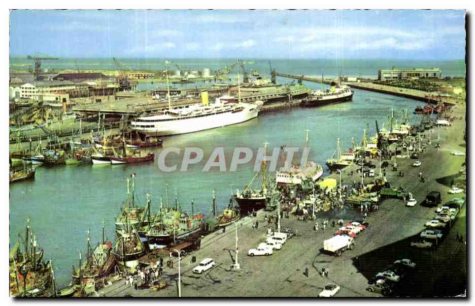 Boulogne-sur-Mer — Vista general del puerto — Ediciones Gaby, Nantes