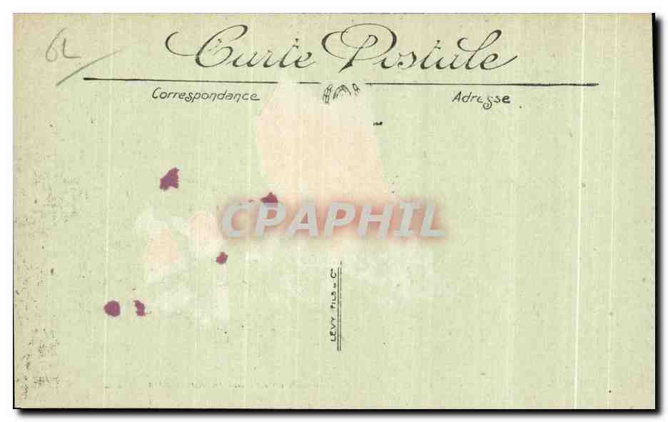 Arras — Rue Gambetta et la Gare — LL. n°98 — Verso