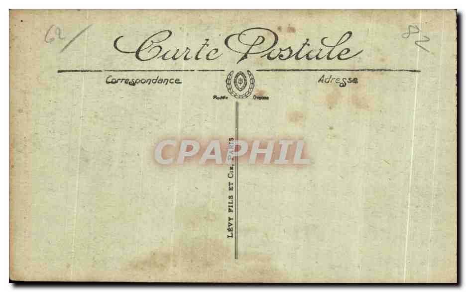 CPA Calais La Porte de Guise Enfants — Rückseite