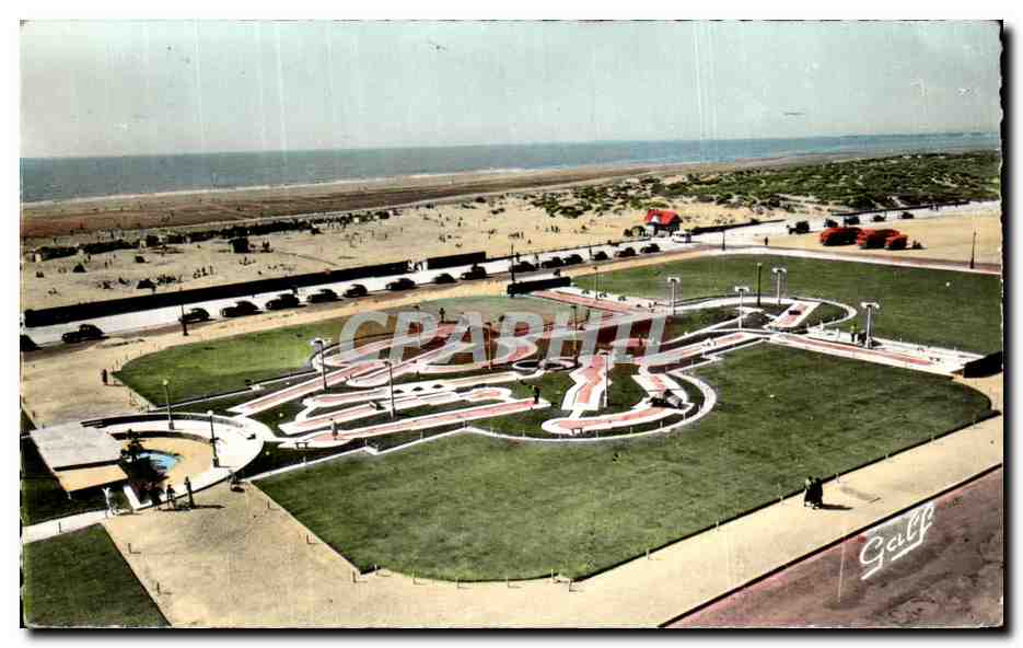 The Miniature Golf Course on the Digue — Le Touquet (P.-de-C.) — Edition GALF, Paris