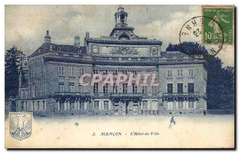CPA Alencon L Hotel de Ville