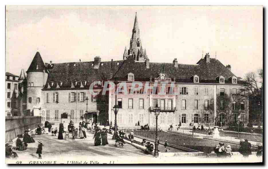 CPA Grenoble I Hotel de Ville