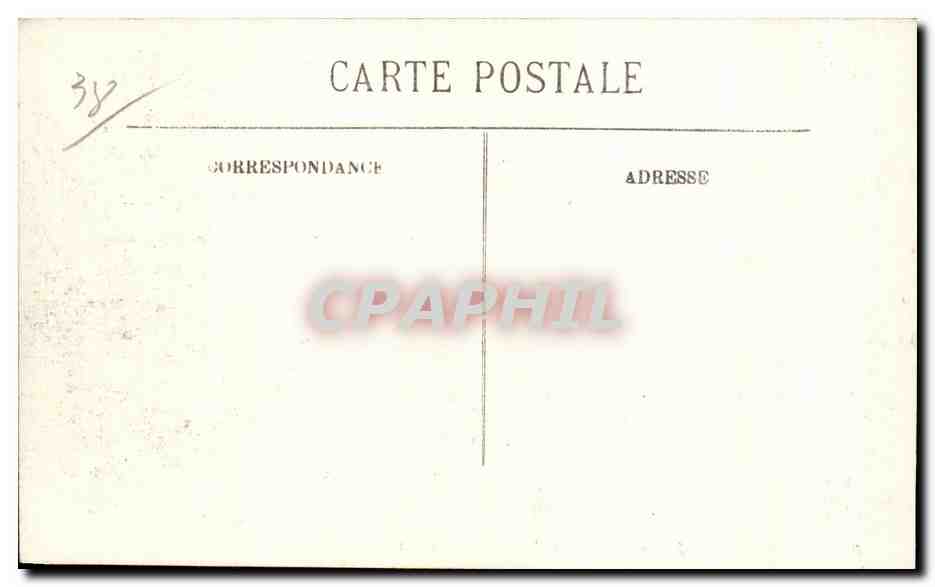 CPA Grenoble Jardin de Ihotel de Ville Le Concert — Verso