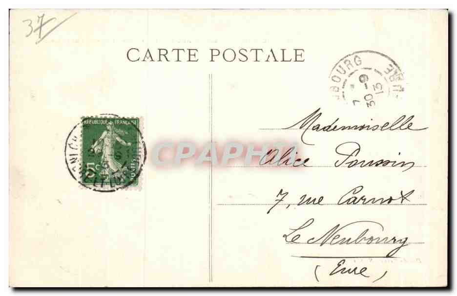 CPA Champigny Sur Veude Le Chateau Vue Generale — Rückseite