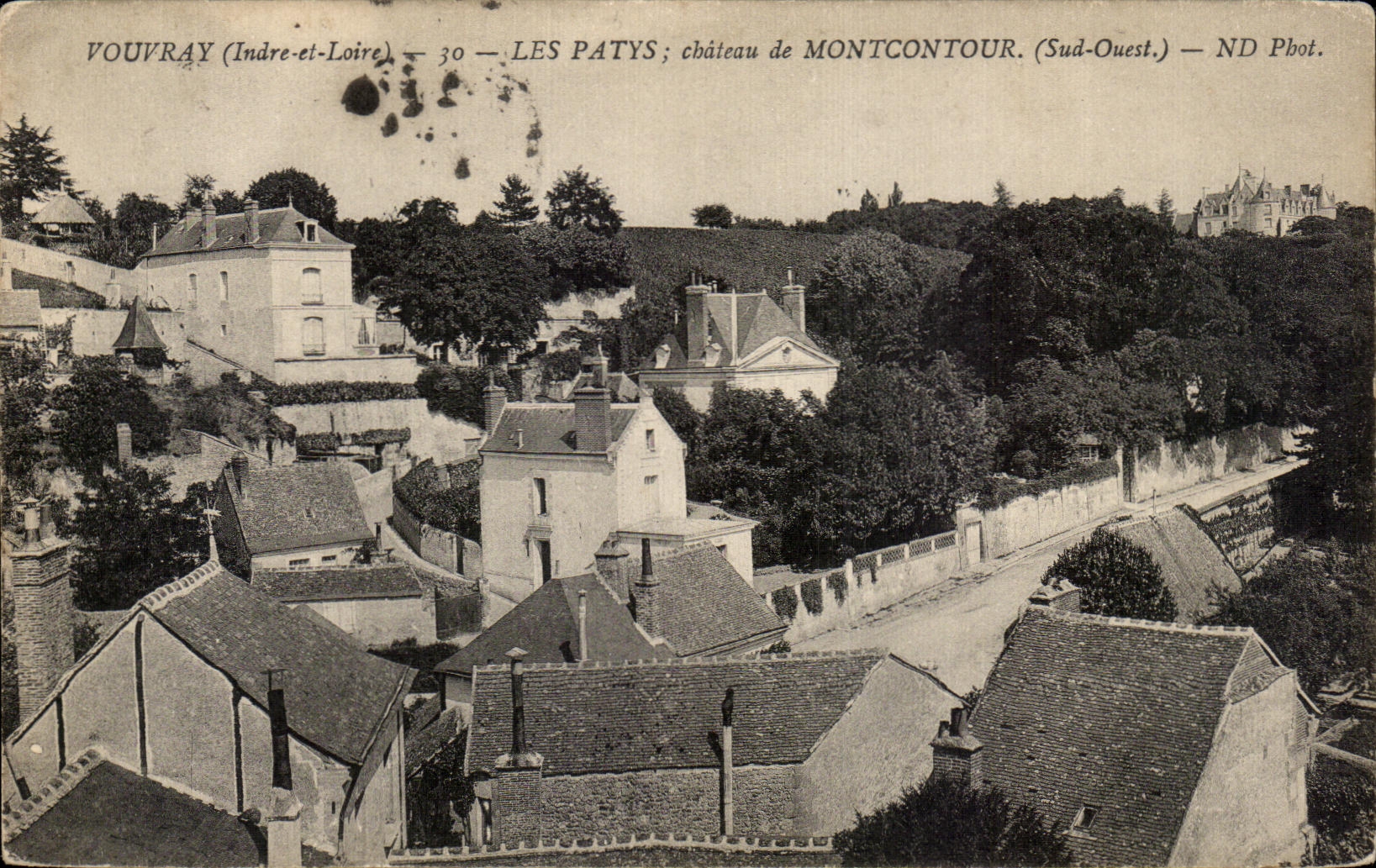 CPA Vouvray (Indree et Loire) Les Patys Chateau de Montcontour (Sud Ouest)