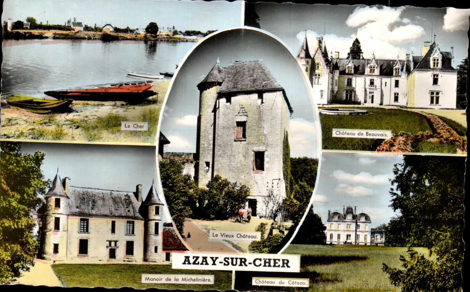 CPA Azay Sur Cher Chateau du Chateau