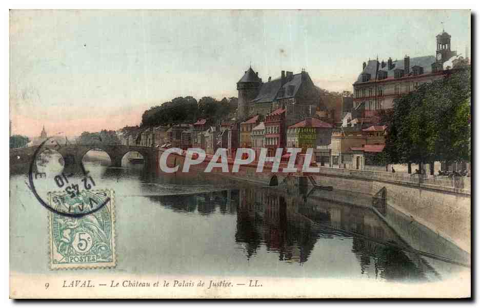 Laval — Le Château et le Palais de Justice — LL.
