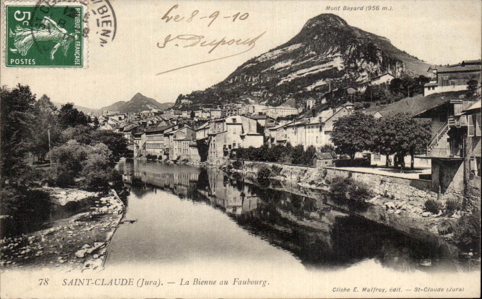 CPA Saint Claude La Bienne au Faubourg