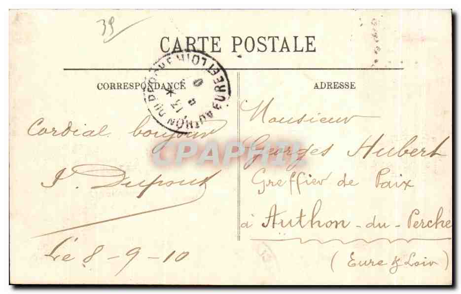 CPA Saint Claude La Bienne au Faubourg — Rückseite