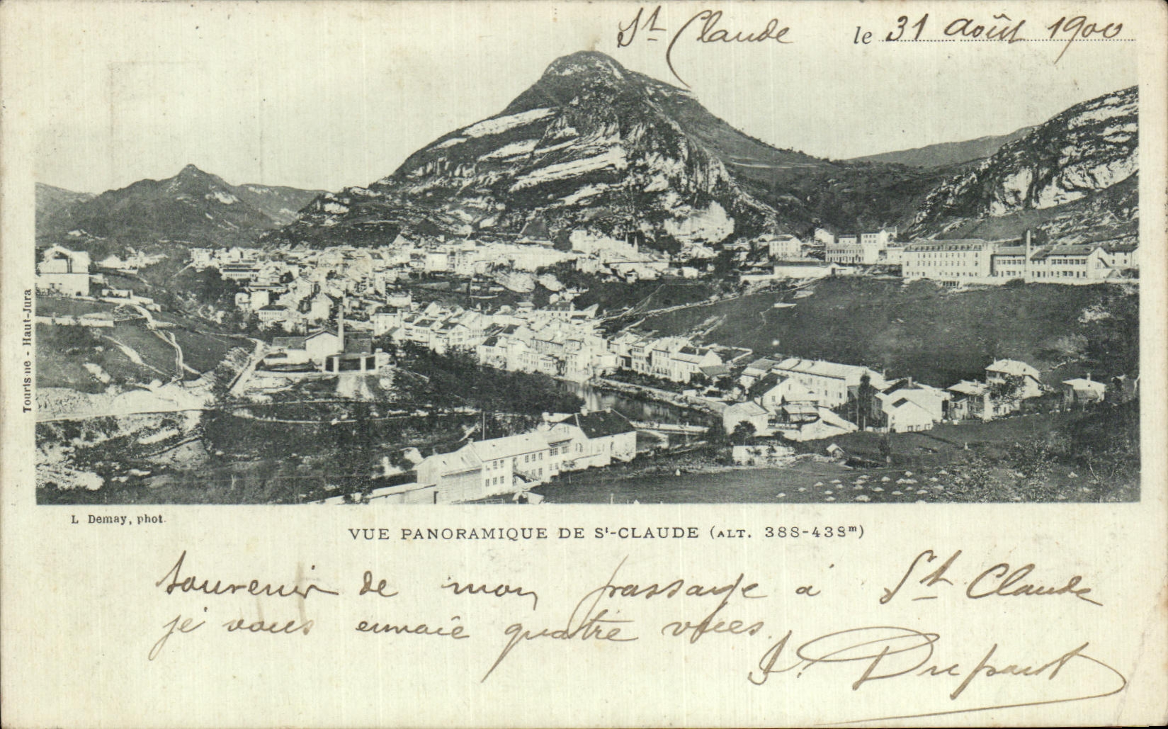 CPA Vue Panoramique De St Claude 
