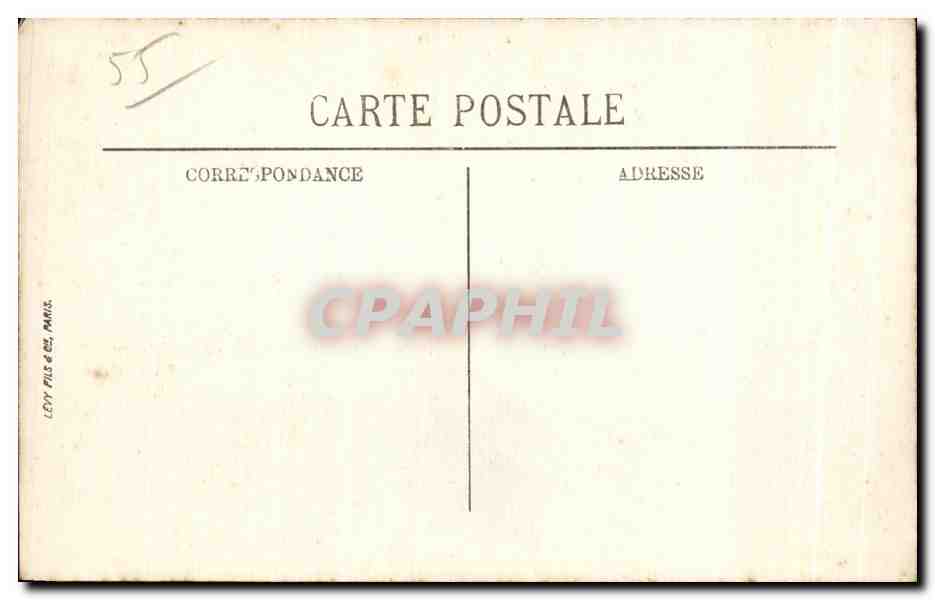 CPA Guerre Braquis (Meuse) Eglise bombardee Militaria — Reverso