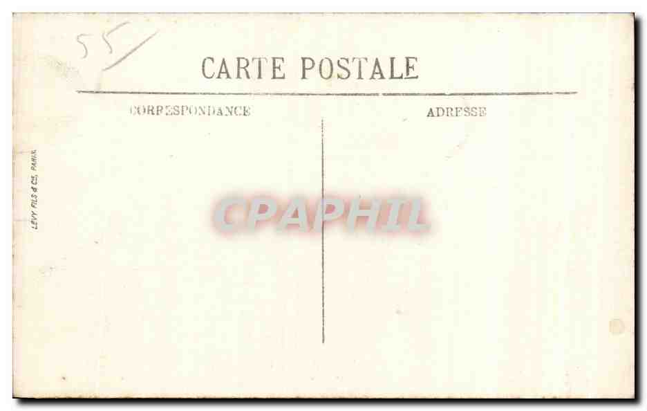 CPA Guerre Ville en Woevre (Meuse) Militaria Cloche Eglise — Rückseite