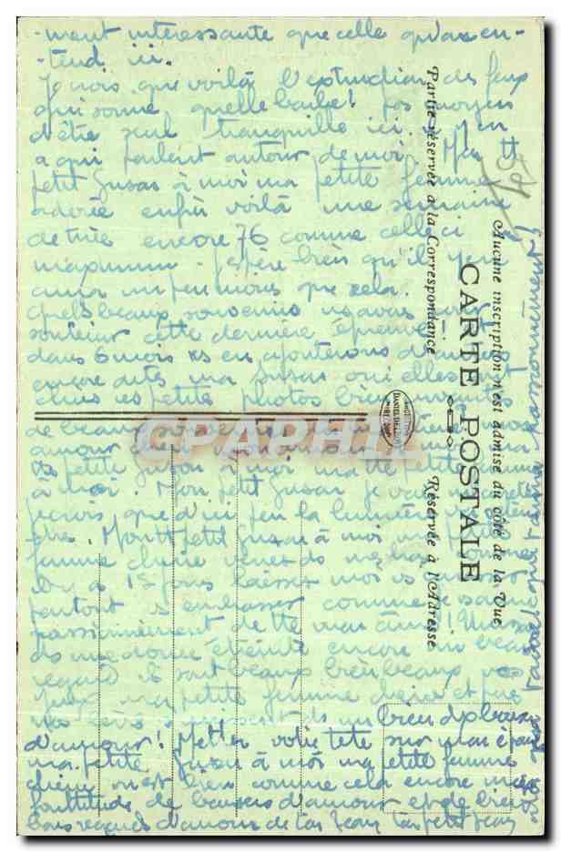 CPA Luneville d Artillerie Quartier Diettmann Batiment Militaria — Rückseite