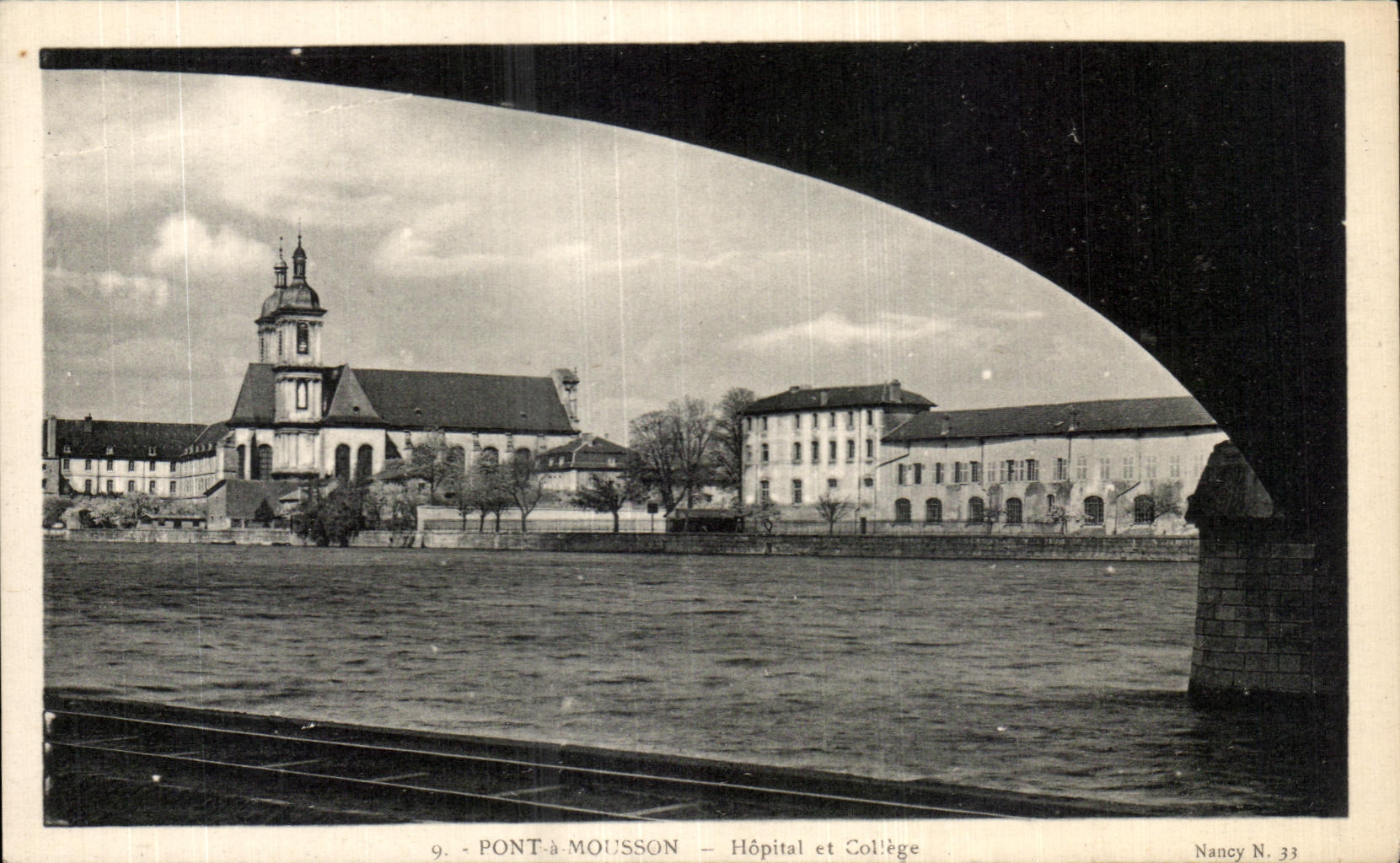 Pont-à-Mousson — Hôpital et Collège — Nancy N. 33