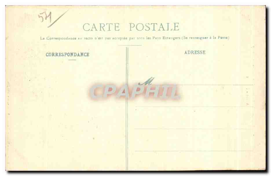 Maison alsacienne à l'Exposition de Nancy — Allant à l'Église — Imprimeries Rénnies, Nancy, n°30 — Verso