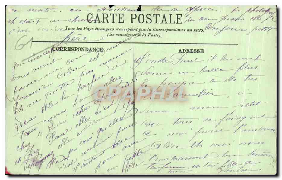 CPA L Orne Pittoresque Maizet La Boucle et les Rochers de May — Rückseite