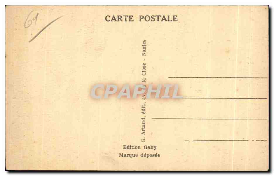 CPA Laigle Vieilles Maisons — Rückseite
