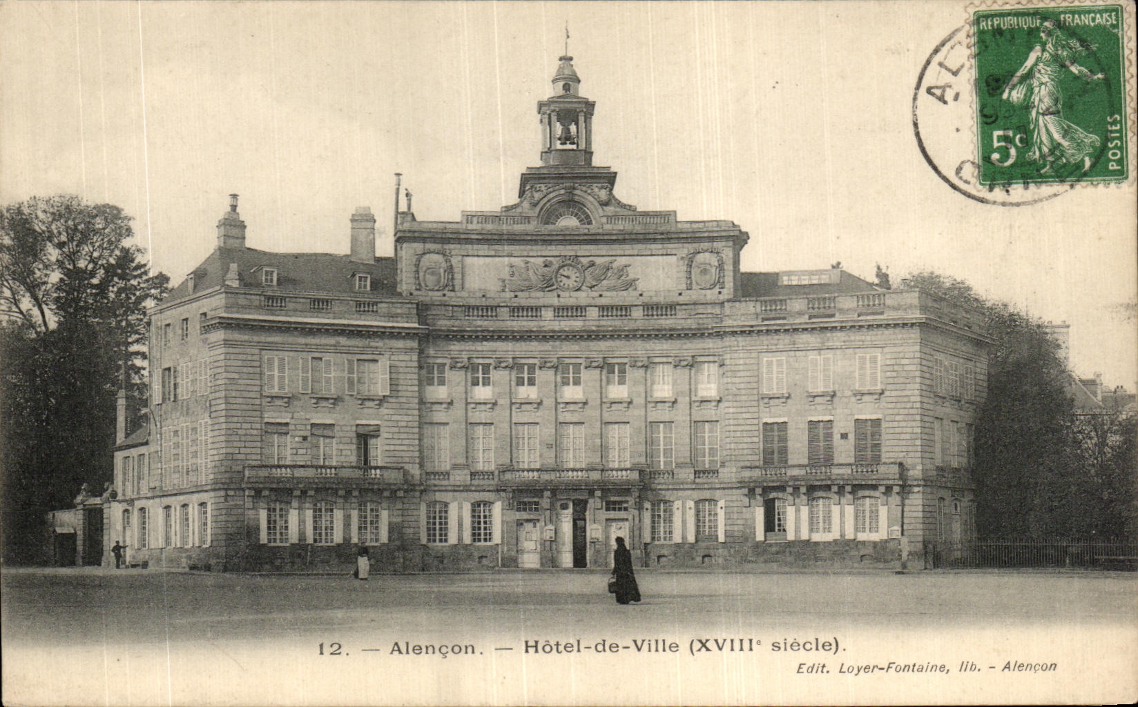 CPA Alencon Hotel de Ville (XVIII siecle)